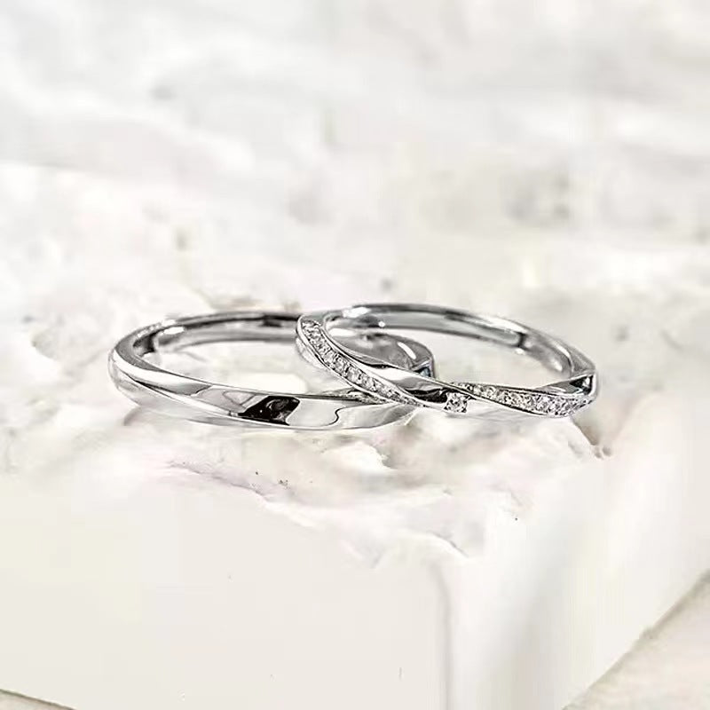 Couple RingS S925 Sterling Silver