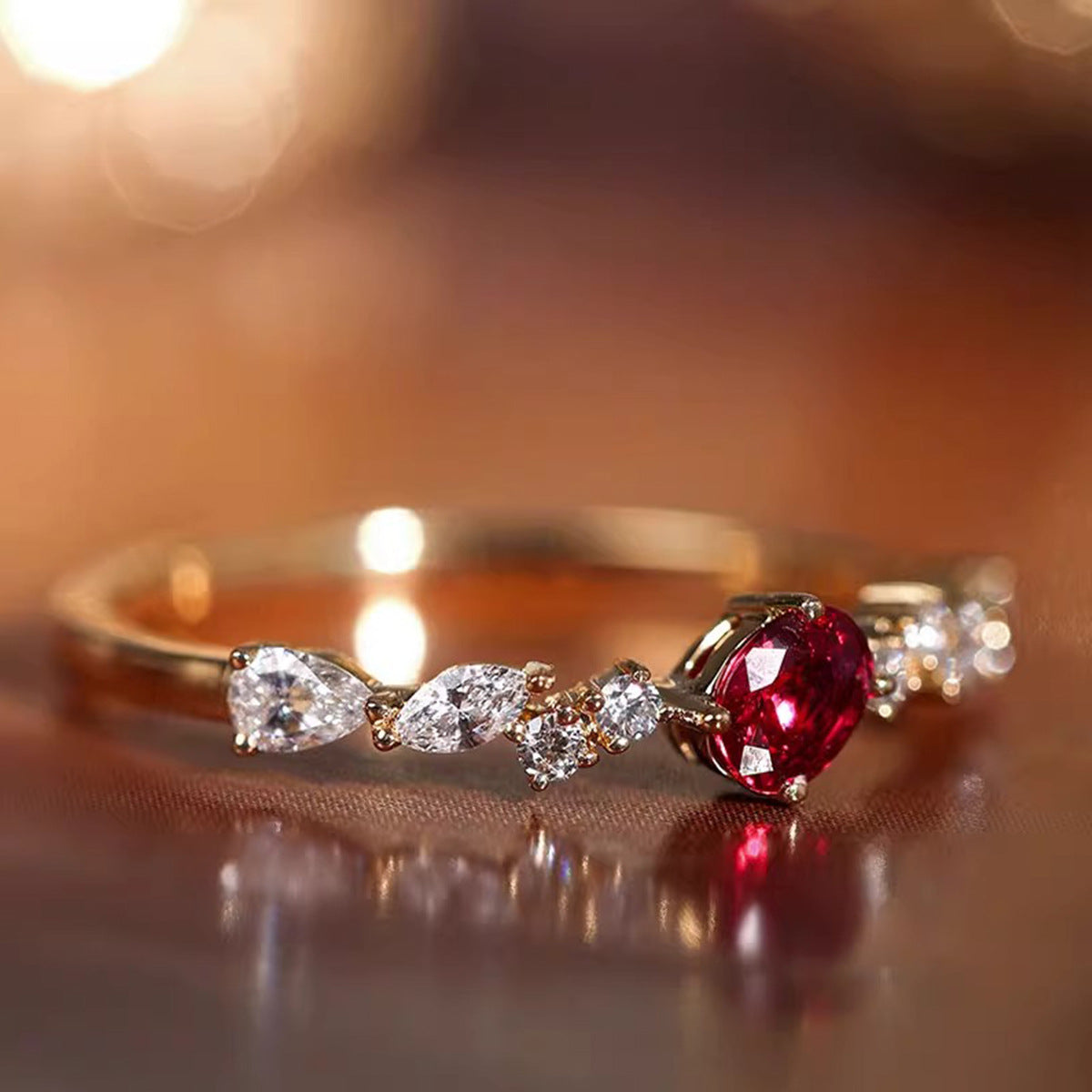 Casual Ruby Ring