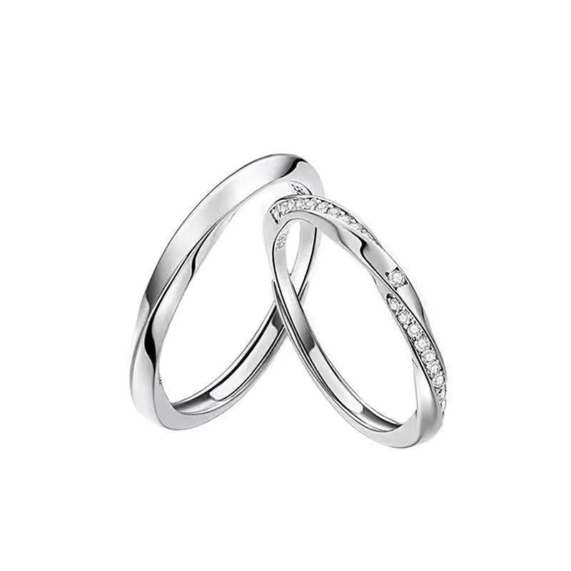 Couple RingS S925 Sterling Silver