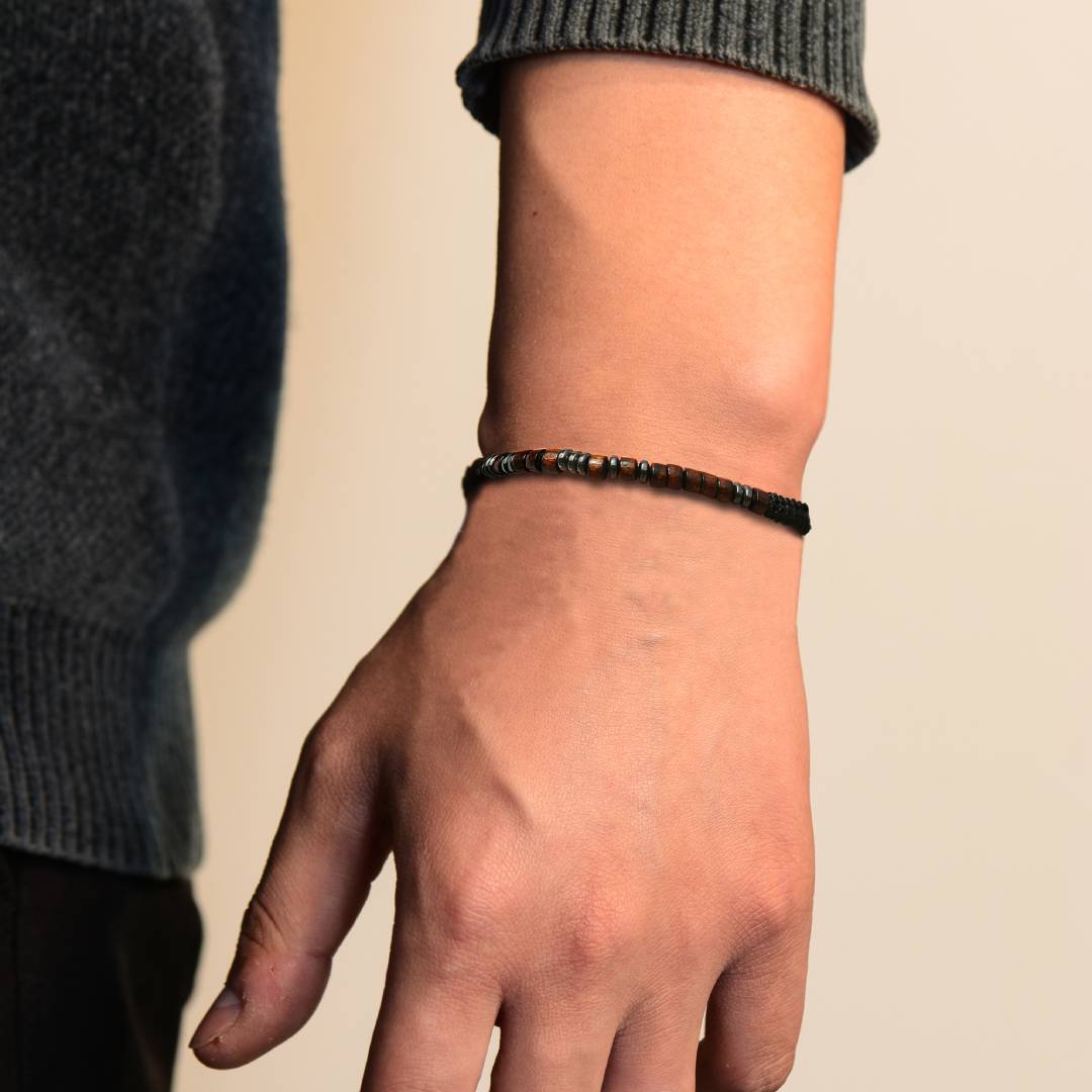 To My Soulmate, I'll Be With You Forever Morse Code Bracelet