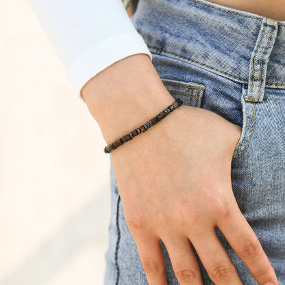 To My Soulmate, I'll Be With You Forever Morse Code Bracelet