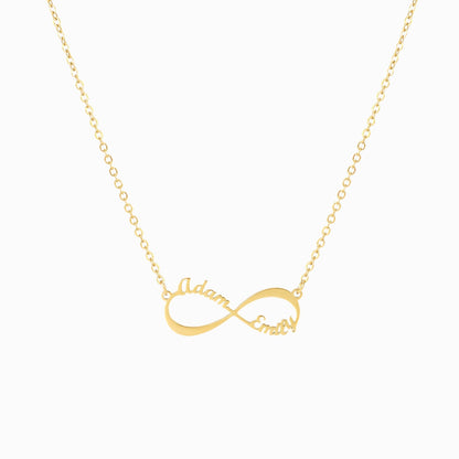 To My Wife, I Love You Forever & Always Personalized Infinity Necklace