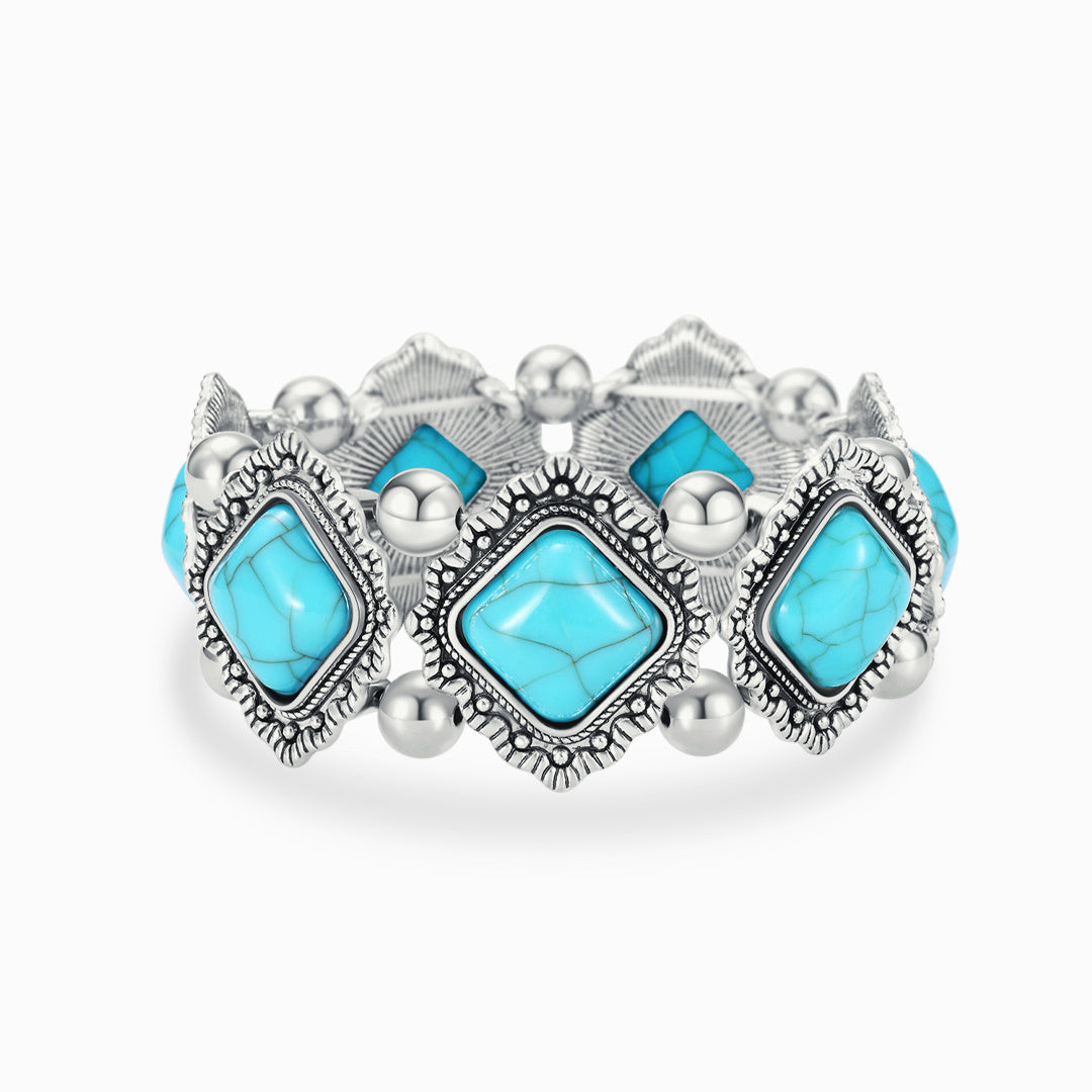 You Either Win Or Learn Turquoise Bracelet