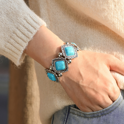 You Either Win Or Learn Turquoise Bracelet